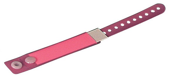 Tunnistusranneke lasten pinkki potilaskortti