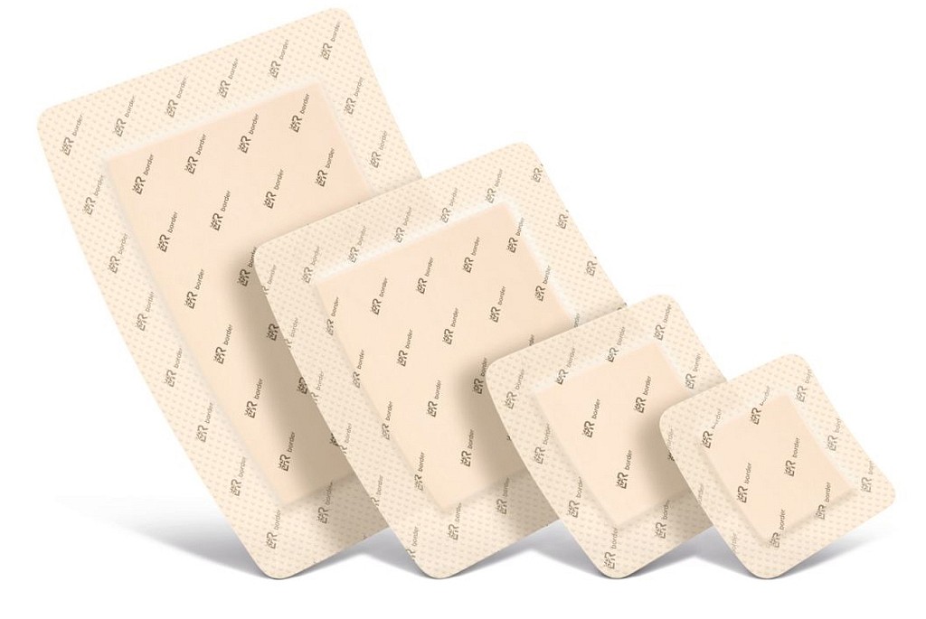 Suprasorb P sensitive border polyuretaanivaahtosidos 10 x 10 cm
