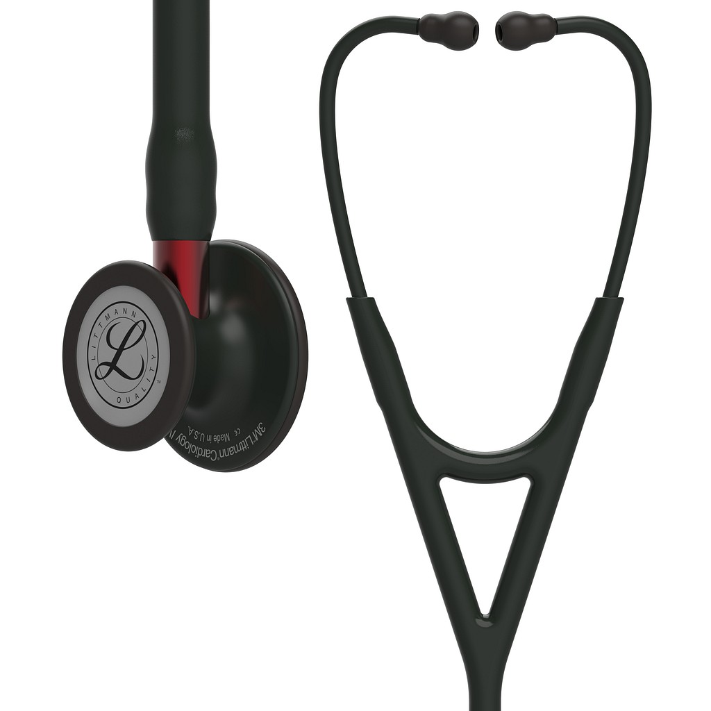 Stetoskooppi Littmann Cardiology IV musta/pun suppilo