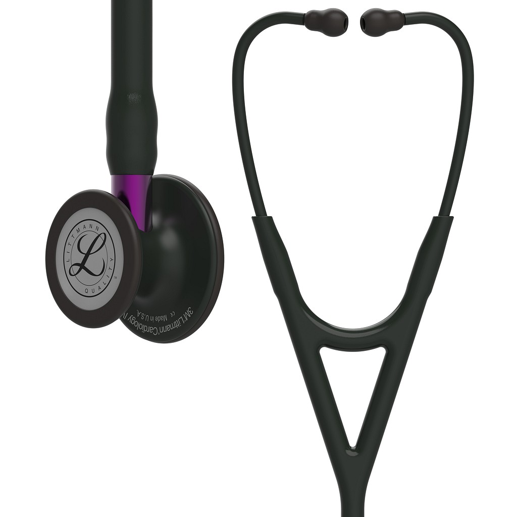 Stetoskooppi Littmann Cardiology IV musta/violetti suppilo