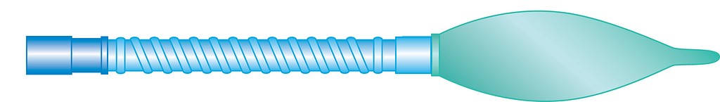 Teleflex käsiventilaatioletku 150 cm + 1 l pussi