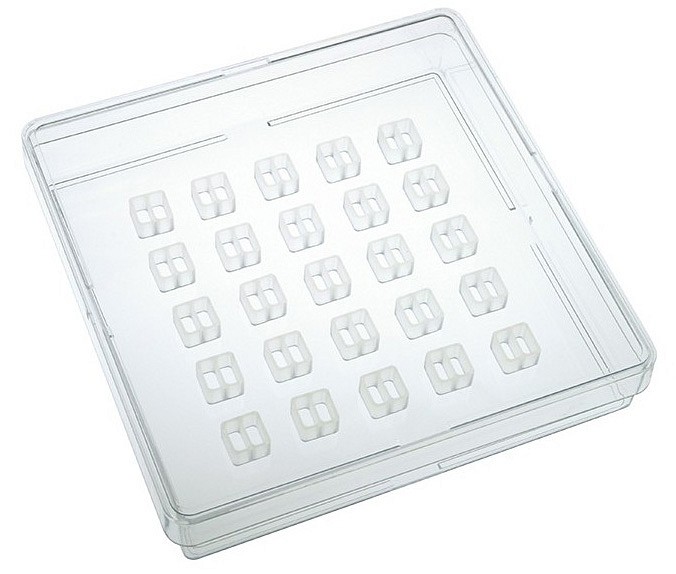 Ibidi soluvijelyinsertit kuljetusmaljalla