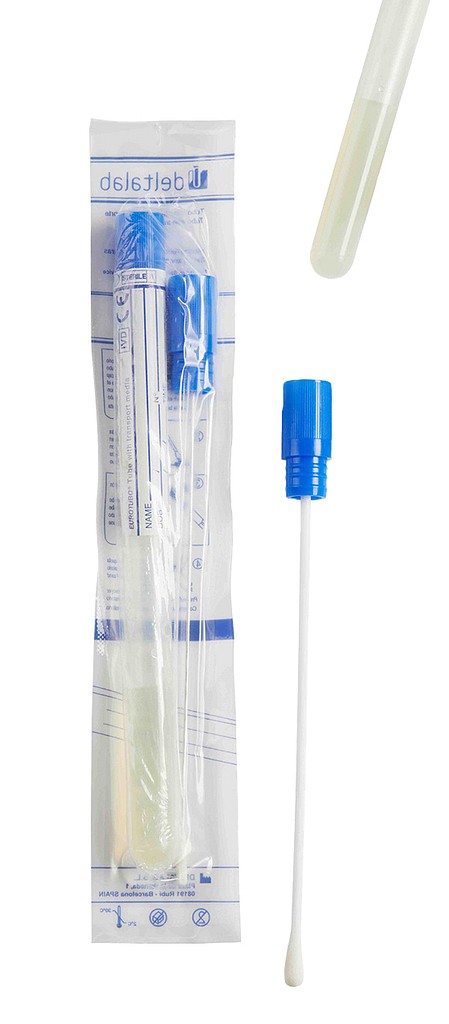 Amies-agar kuljetusputki + näytteenottotikku muovivarsi steriili