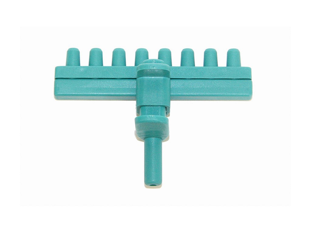 8-kanavainen adapteri pipetinkärjille ejektorilla