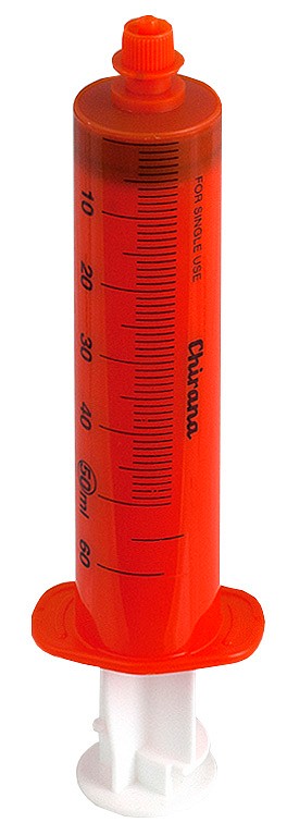 CHIRANA perfuusioruisku valoherkille materiaaleille LUER-LOCK 50 ml