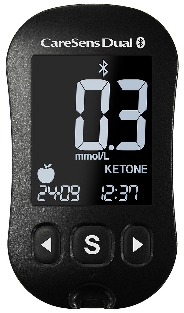 CareSens Dual verensokeri- ja ketoainemittari