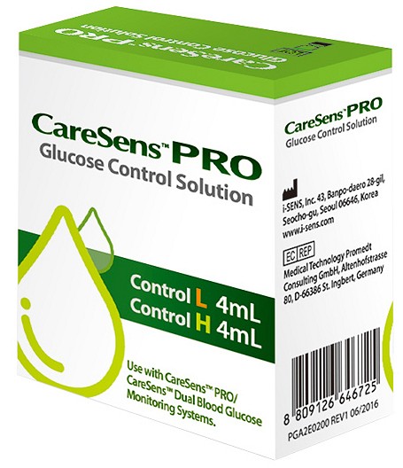 CareSens Pro kontrolliliuos L ja H