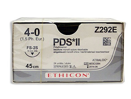 PDS II 4-0 FS-2S 45 cm värjäämätön Z292E