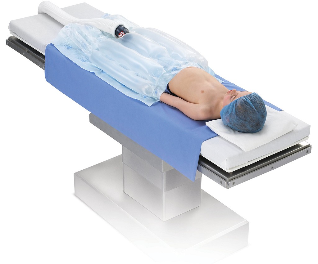 Lämpöpeite puhallettava alavartalo pediatrinen