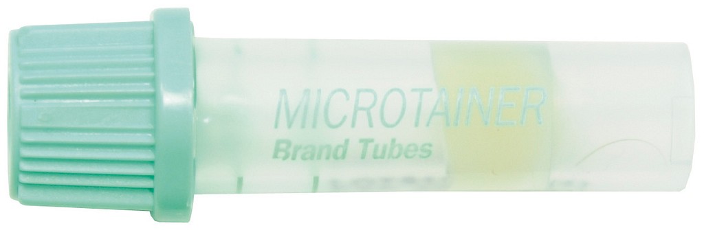BD Microtainer kapill.verin.ptk li-hepariini,geeli