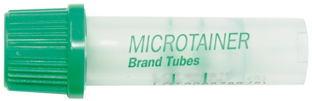 BD Microtainer kapill.verin.ptk li-hepariini