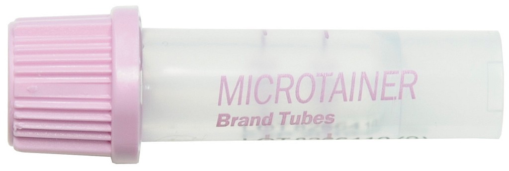 BD Microtainer kapill.verin.ptk EDTA, hematologia