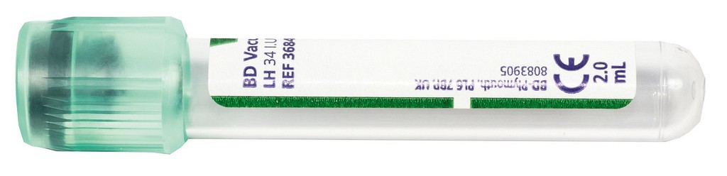 BD Vacutainer plasmaputki 5/2 ml Li-Hepariini