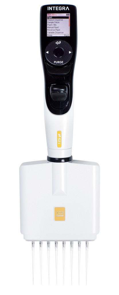 VIAFLO elektroninen pipetti 8-kanavaa 5 - 125 µl