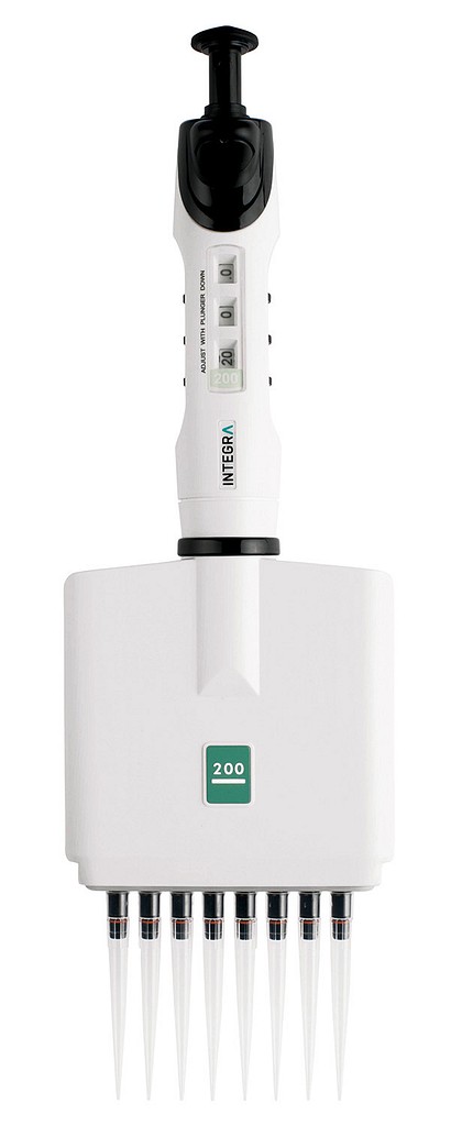 EVOLVE manuaalinen pipetti 8-kanavaa 20 - 200 ul