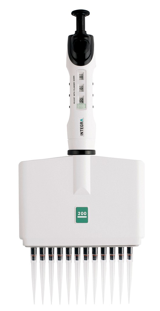 EVOLVE manuaalinen pipetti 12-kanavaa 20 - 200 µl