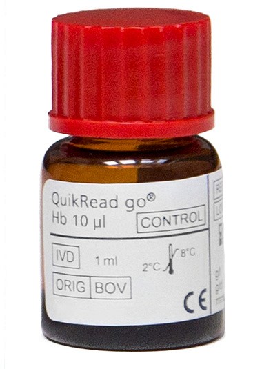 QuikRead go Hb 10ul control 1 ml
