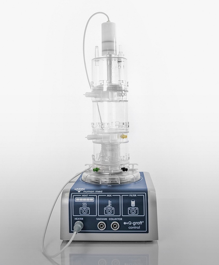 Q-graft regeneratiivisten solujen keräysjärjestelmä