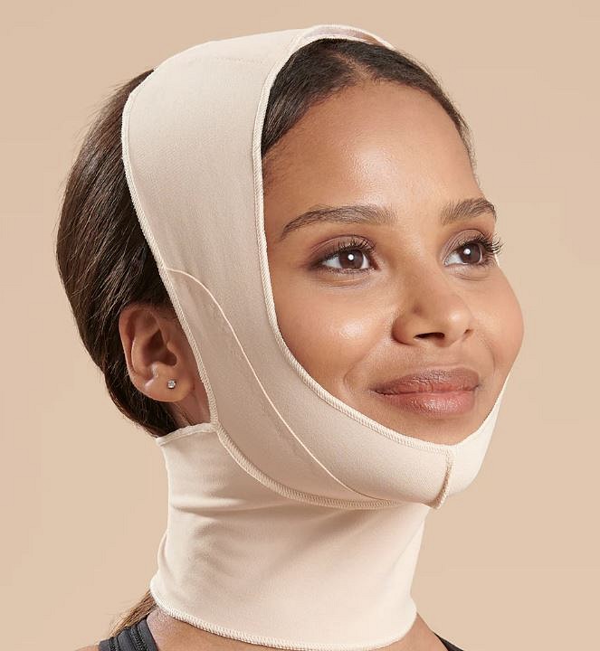 FM100-C kasvomaski pitkällä kaulaosuudella, M, beige