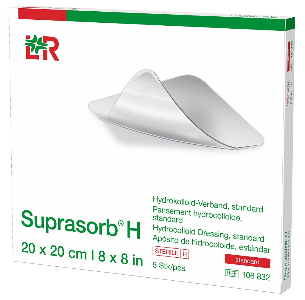 Suprasorb H thin hydrokolloidisidos 10 x 10 cm steriili