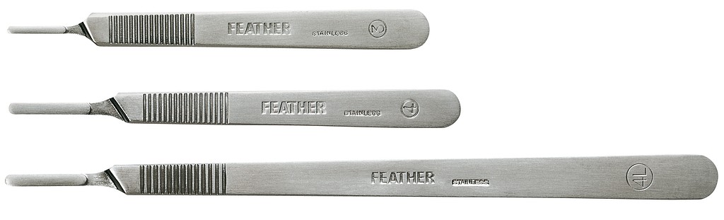 Feather -leikkausveitsen varsi MK No4