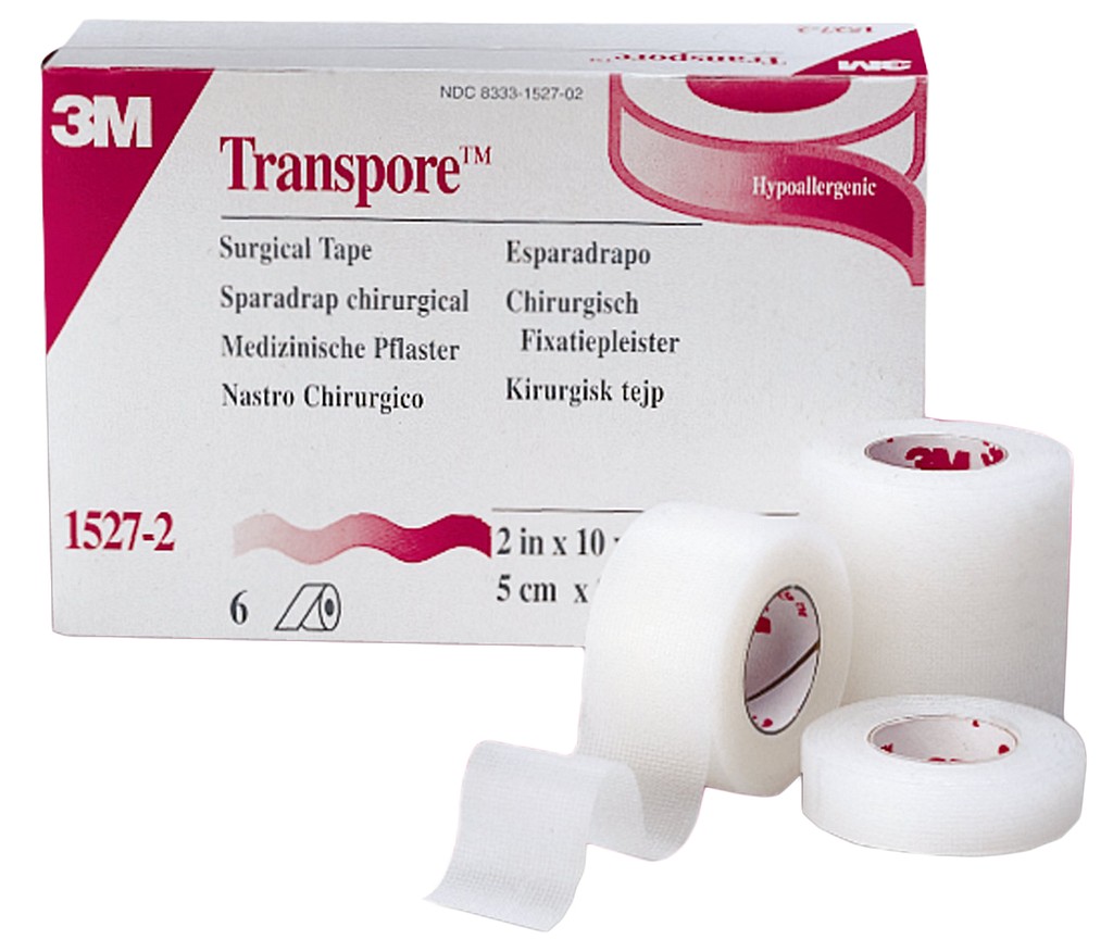 3M Transpore muoviteippi 12 mm x 9,1 m