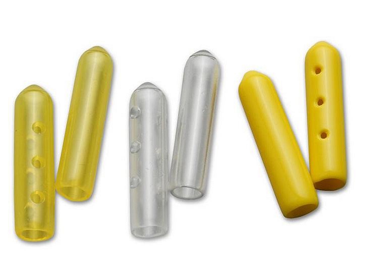 Aspen instrumentin kärkisuojus rei'itetty 6 mm keltainen