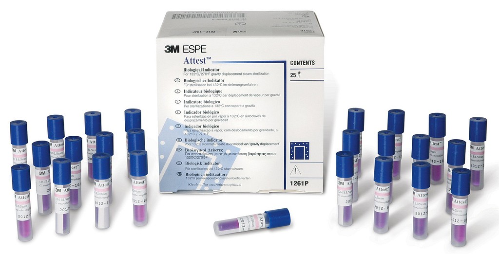 Attest indikaattoriampulli, höyry