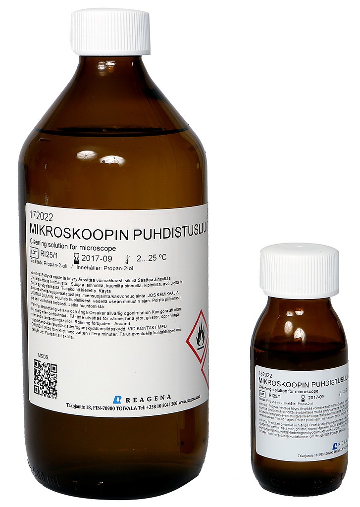 Mikroskoopin puhdistusliuos 50 ml