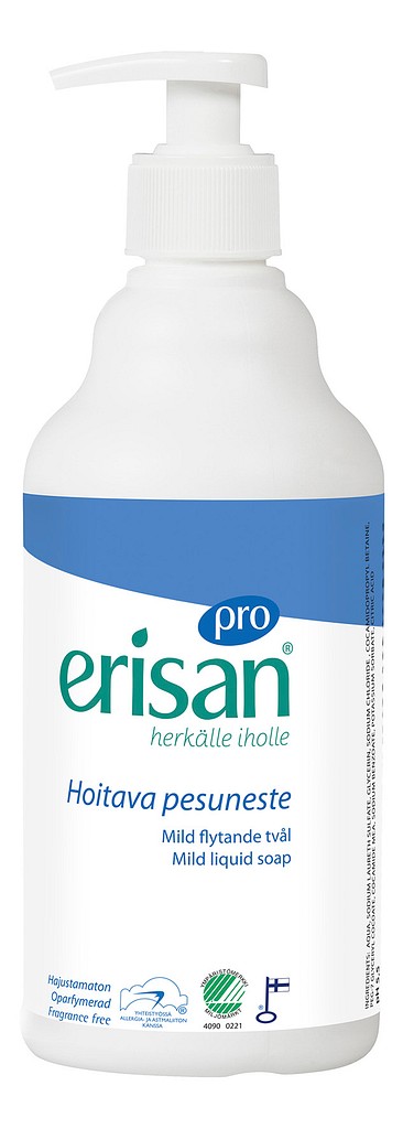 Erisan Pro hoitava pesuneste hajusteeton 500 ml