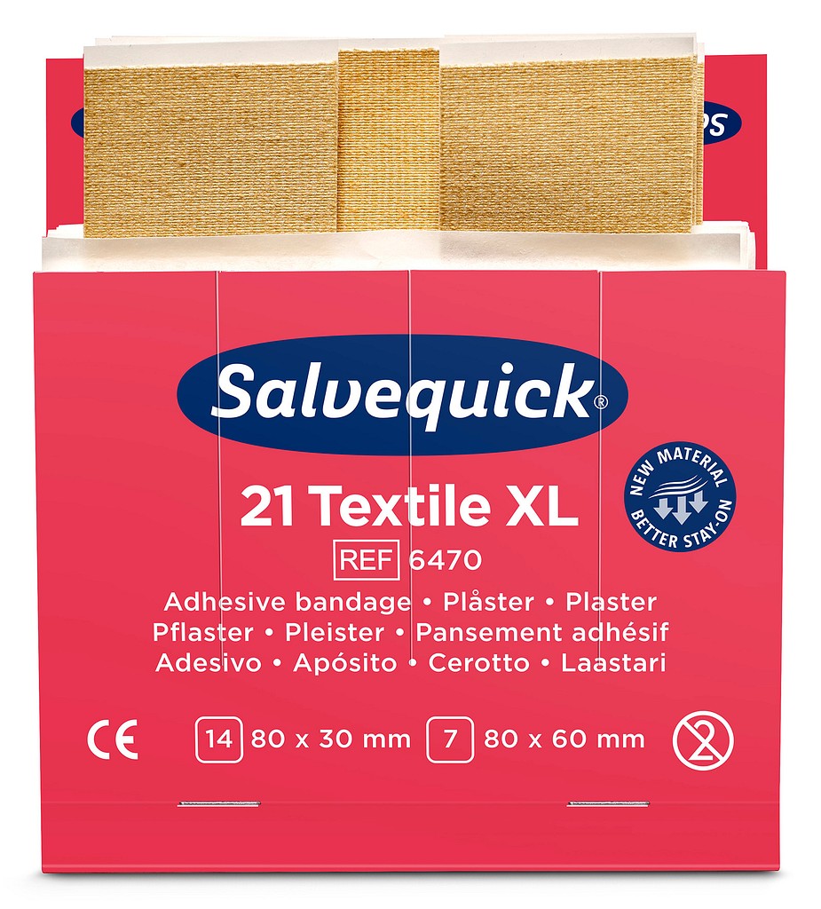 Salvequick iso kangaslaastari täydennyspakkaus