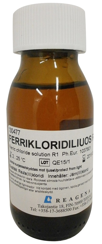 Ferrikloridiliuos R1 50 ml