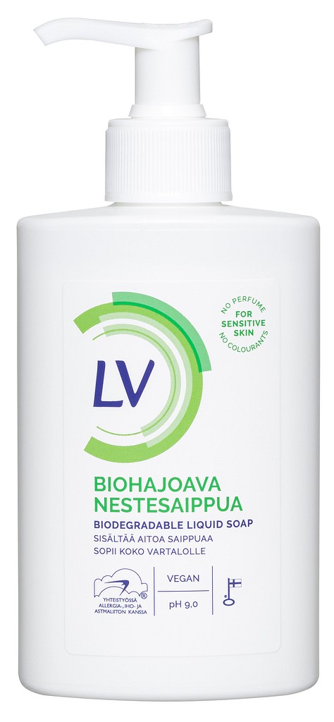 LV nestesaippua pumppupullo 300 ml