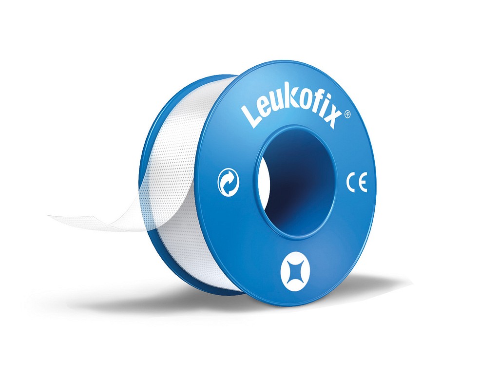 Leukofix kiinnitysteippi ilman kelaa 1,25 cm x 9,2 m