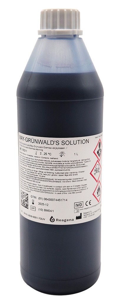 May-Grunwaldin liuos 0,2 % 1 l