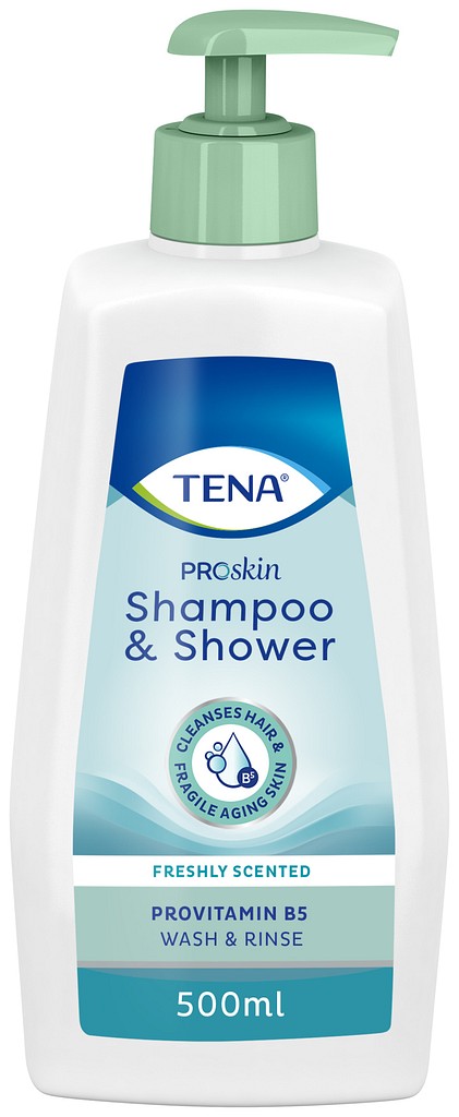 TENA suihkushampoo pumppupullo 500 ml