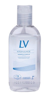 LV käsihuuhde herkkäihoisille litteä 100 ml