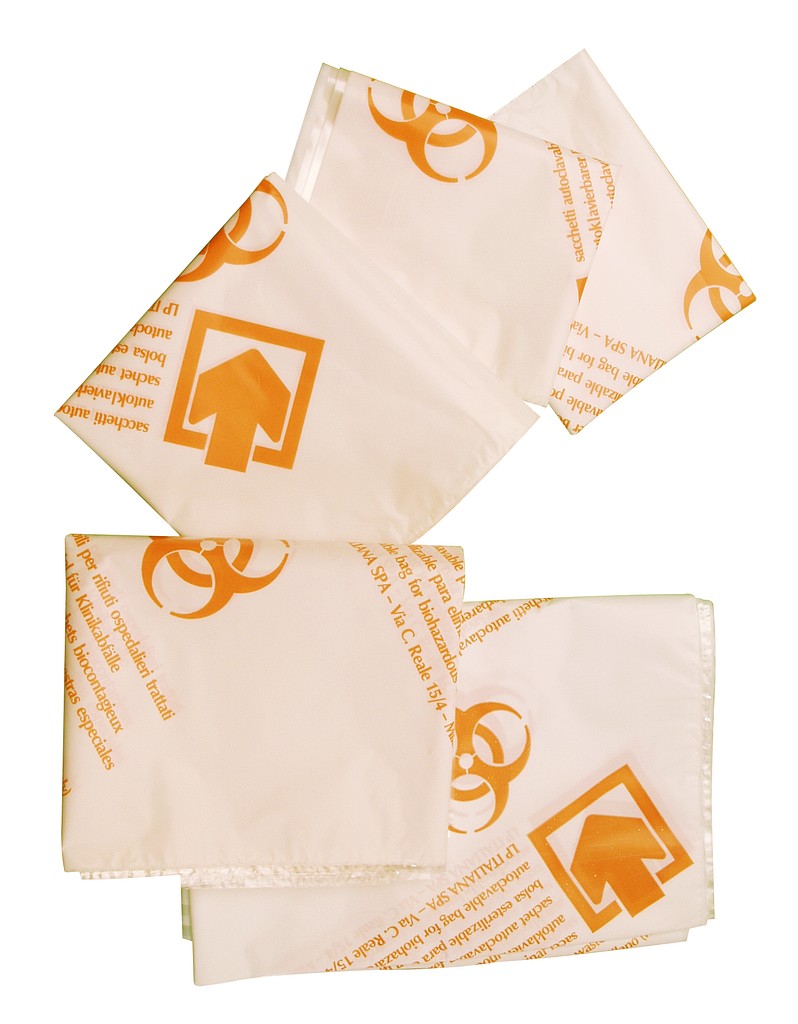 Autoklavoitava jätesäkki 60 x 76 cm PP