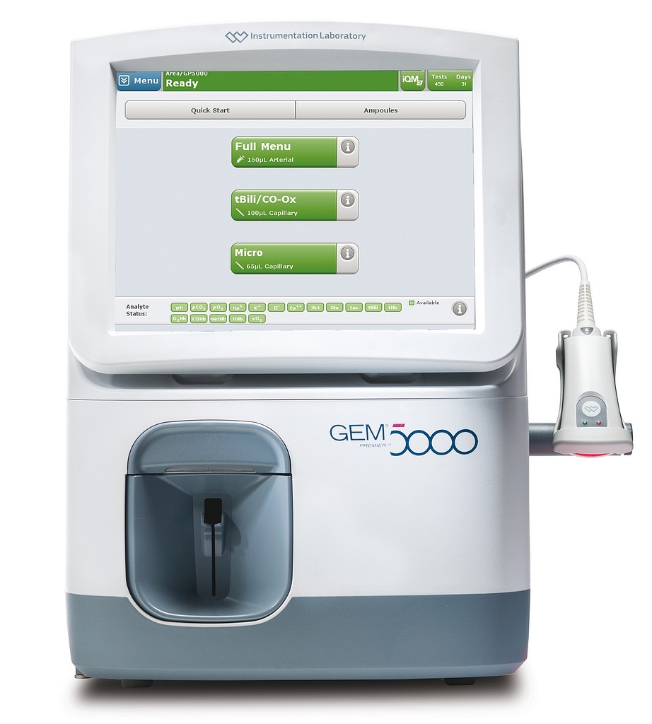 Gem Premier 5000 verikaasuanalysaattori