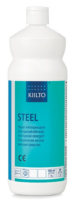 Kiilto Pro Steel hapan erikoispesuaine välinehuolto 1 l