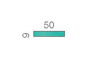 Raucodrape kiinnitysteippi 9 x 50 cm