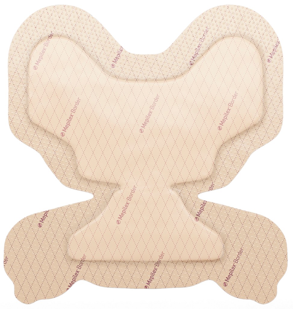 Mepilex Border Heel -sidos 22 x 23 cm