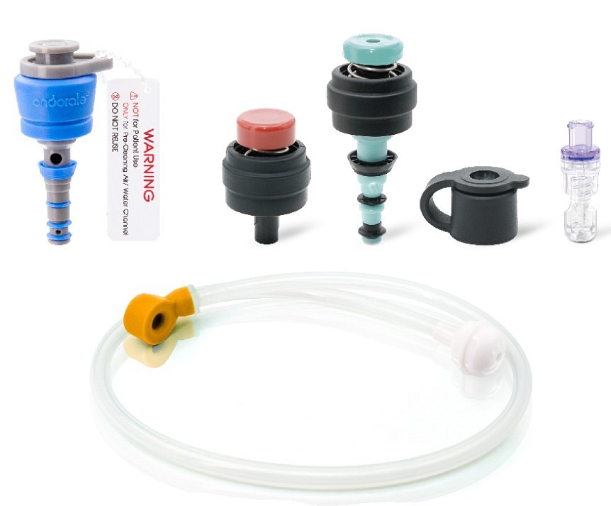 Andorate Olympus-yhteensopiva 6-osainen painikesetti, potilaskohtainen