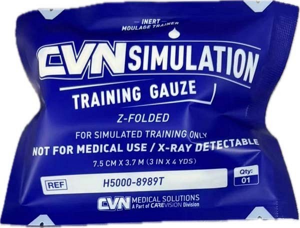 Blodstoppare kompress CVN simulation training gauze