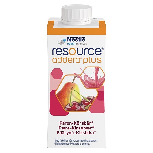 Resource Addera Plus Päron/Körsbär 4x200ml Vnr 900720