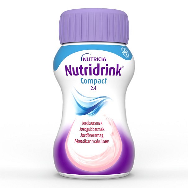 Nutridrink Compact Jordgubbsmak 4 x 125 ml Vnr 900832