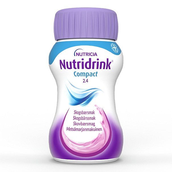 Nutridrink Compact Skogsbärssmak, 4 x 125 ml Vnr 900859