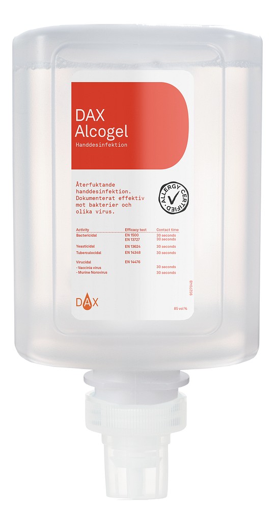 Handdesinfektion, DAX Alcogel, Refill till AD149