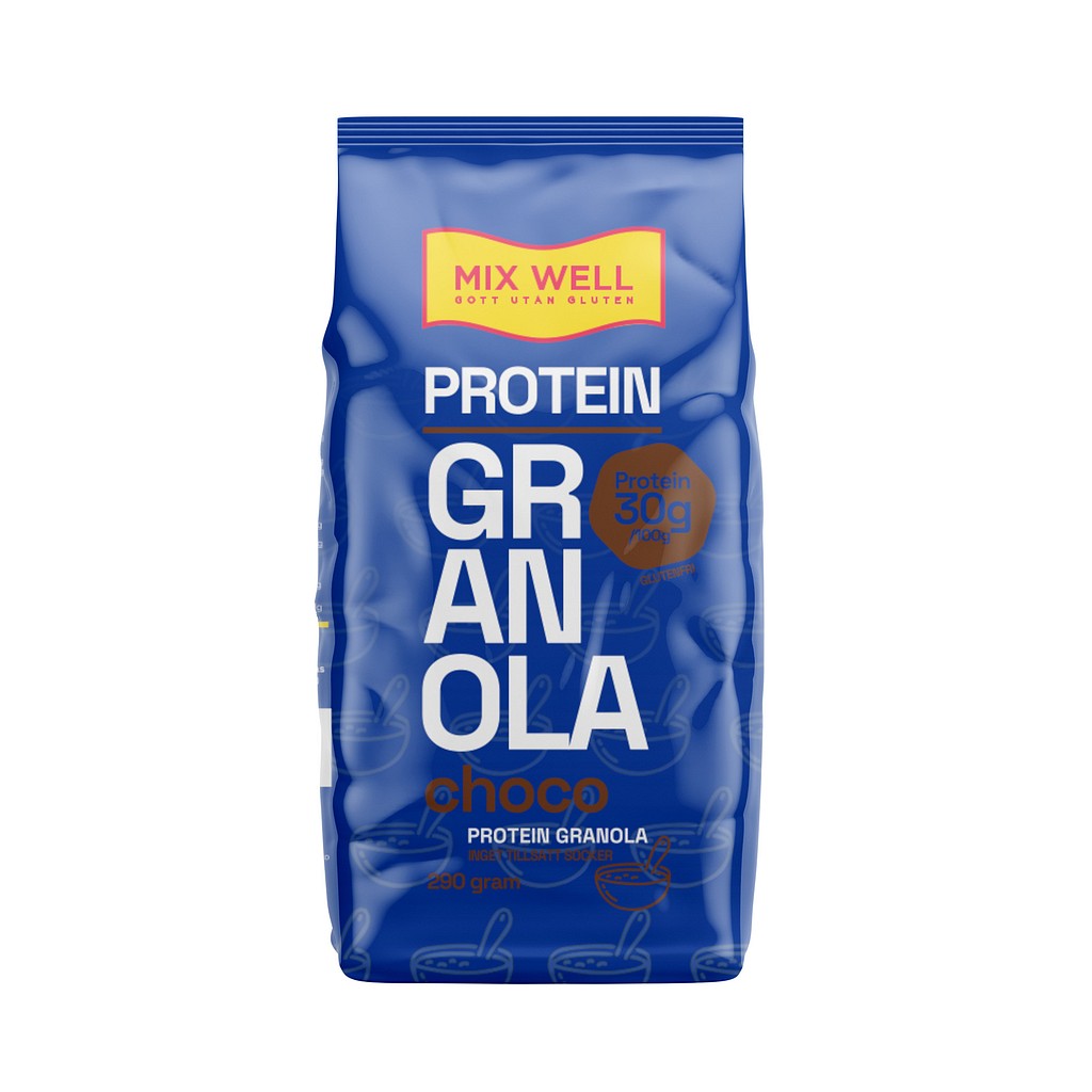 Glutenfri Granola protein choco 290 gram